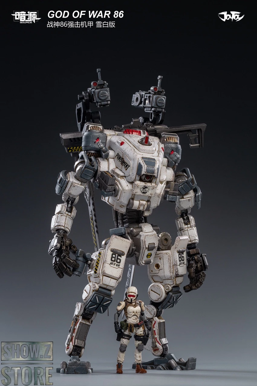 JoyToy Source 1/24 God Of War 86 Mecha W/ Pilot White Version 5 JoyToy Source 1/24 God Of War 86 Mecha W/ Pilot White Version - Image 3
