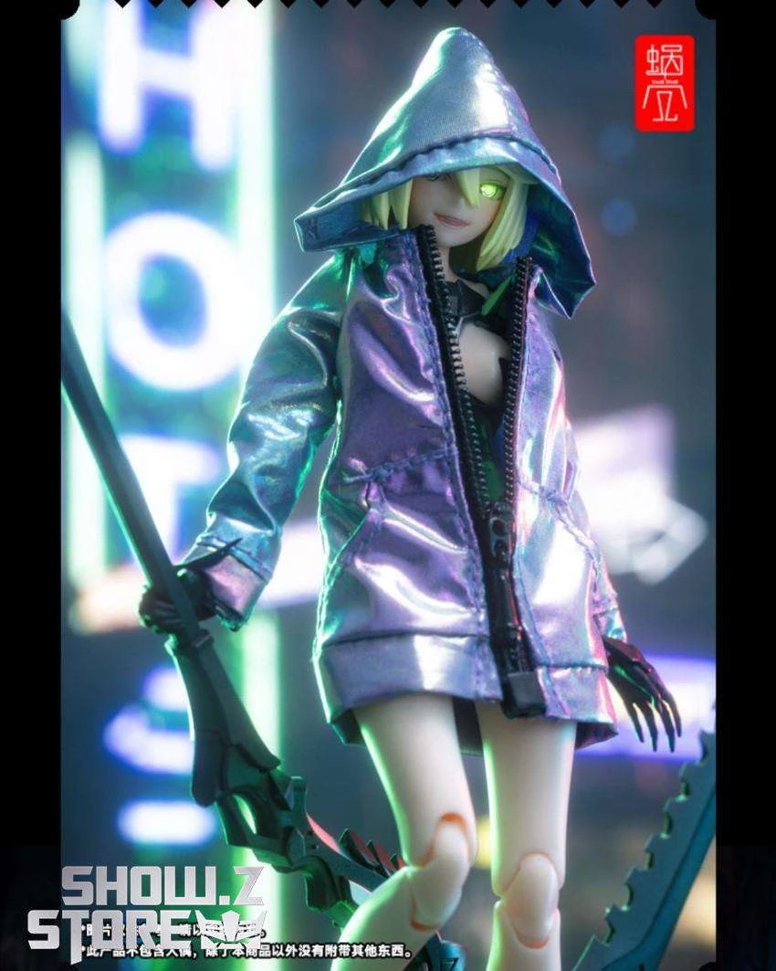 Snail Shell Dazzling Blue & Purple Cloth Coat For 1/10 & 1/12 Mecha Girl 10 Snail Shell Dazzling Blue & Purple Cloth Coat For 1/10 & 1/12 Mecha Girl - Image 8