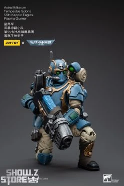 JoyToy Source 1/18 Warhammer 40K Astra Militarum Tempestus Scions Squad 55th Kappic Eagles Plasma Gunner -model store ab248fbf8e