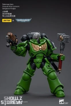 JoyToy Source 1/18 Warhammer 40K Salamanders Assault Intercessors Sergeant Krajax -model store ae6244774b