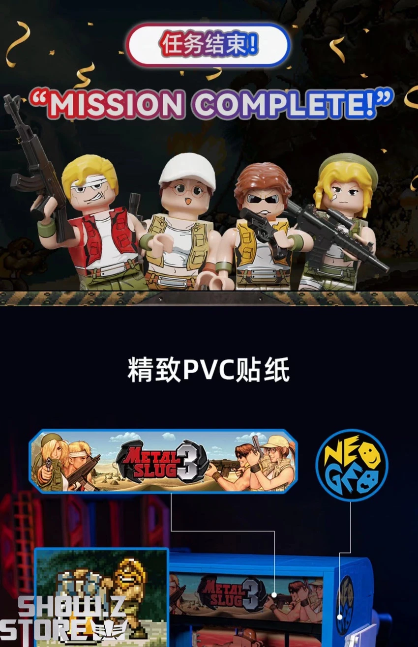 Pantasy 86231 Metal Slug Neogeo Arcade Building Blocks 5 Pantasy 86231 Metal Slug Neogeo Arcade Building Blocks - Image 3