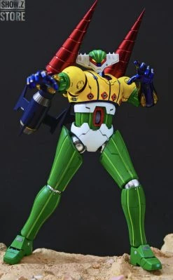 King Arts Diecast Scene Series DFS075 Steel Jeeg Battle Damaged Version -model store aee2f469c2