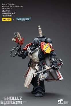 JoyToy Source 1/18 Warhammer 40K Black Templars Primaris Sword Brethren Granbertus 12 JoyToy Source 1/18 Warhammer 40K Black Templars Primaris Sword Brethren Granbertus -model store af24ea1c19