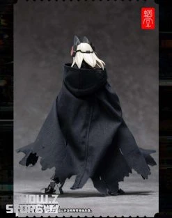 Snail Shell Black Tactical Hooded Cape For 1/10 & 1/12 Mecha Girl -model store afc9df1cd7