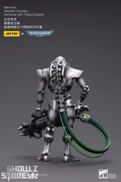 JoyToy Source 1/18 Warhammer 40K Necrons Sautekh Dynasty Immortal With Tesla Carbine -model store b0e84ec8ef