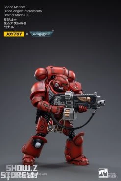 JoyToy Source 1/18 Warhammer 40K Blood Angels Intercessors Brother Marine 02 -model store b1a39376c7