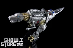 4th Party MP-08 King Grimlock Reximus Prime Oversized Stainless Steel Color Version -model store b2070906c5