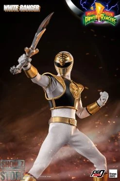 Threezero Studio 1/6 Mighty Morphin Power Rangers White Ranger -model store b20fb3b6ea