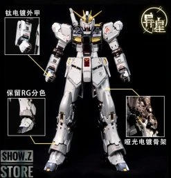 [SZ Custom] Bandai Custom RG 1/144 RX-93 Nu Gundam W/ Electroplated Chrome Painting -model store b2b97aa1fb