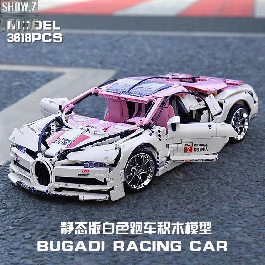 Lin07 Block 007 1/10 Bugatti Chiron Pink Version 5 Lin07 Block 007 1/10 Bugatti Chiron Pink Version - Image 3