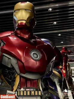 [Pre-Order] Queen Studio 1/1 Marvel Licensed Iron Man Mark 3 Bust Statue -model store b3cafa0943
