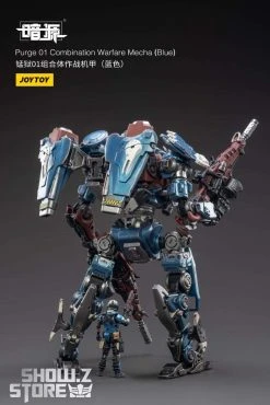JoyToy Source 1/25 Purge 01 Combination Warfare Mecha Blue Version W/ Pilot -model store b3d7677b70