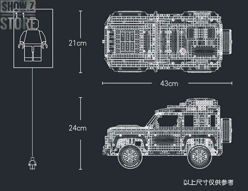 Lepin/King 93018 Land Rover Defender 4 Lepin/King 93018 Land Rover Defender - Image 3