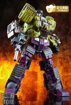 Jinbao Oversized Devastator Battle Damaged Version Full Set Of 6 Gravity Builder 12 Jinbao Oversized Devastator Battle Damaged Version Full Set Of 6 Gravity Builder -model store b567c1ed09