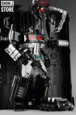 4th Party MP-10B Optimus Prime Black Version Figure & Trailer  -model store b6c764ca67