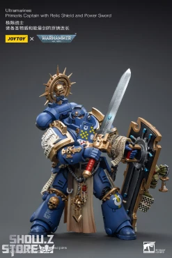 JoyToy Source 1/18 Warhammer 40K Ultramarines Primaris Captain With Relic Shield And Power Sword -model store b7f8ac17c9