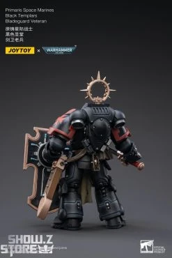 JoyToy Source 1/18 Warhammer 40K Black Templars Bladeguard Veteran -model store b8ec114506