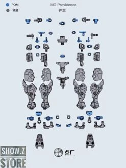 Point Factory Studio PFS02-3 Metal Parts For Bandai MG ZGMF-X13A Providence Gundam -model store ba26d3a34a