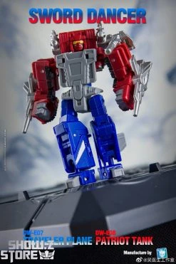 Dr.Wu Sword Dancer Slamdance DW-E07 Traveler Plane Raindance & DW-E08 Patriot Tank Grandslam Set Of 2 Animation Version -model store bbc4f9d375