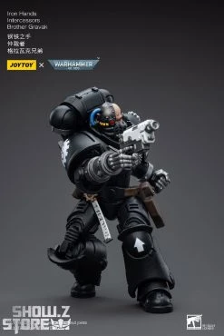 JoyToy Source 1/18 Warhammer 40K Iron Hands Intercessors Brother Gravak -model store bc3d98df37
