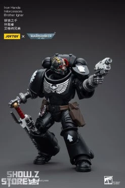 JoyToy Source 1/18 Warhammer 40K Iron Hands Intercessors Brother Ignar -model store bc94109126