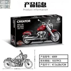 Lepin/Jack 91025 Harley-Davidson Motorcycle Fat Boy -model store bdea5cd6c0