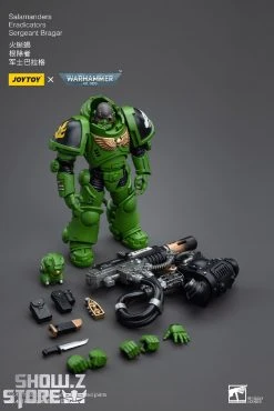 JoyToy Source 1/18 Warhammer 40K Salamanders Eradicators Sergeant Bragar -model store bf1db11c9f