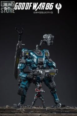 JoyToy Source Acid Rain 1/25 God Of War 86 Medium-Sized Mecha Figure Set Blue Version -model store c1ce3d3643