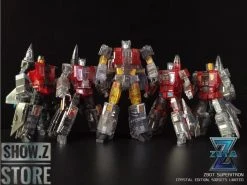 Zeta Toys ZB-07 Superitron Superion Clear Version Giftbox Set Of 6 -model store c21798ce76