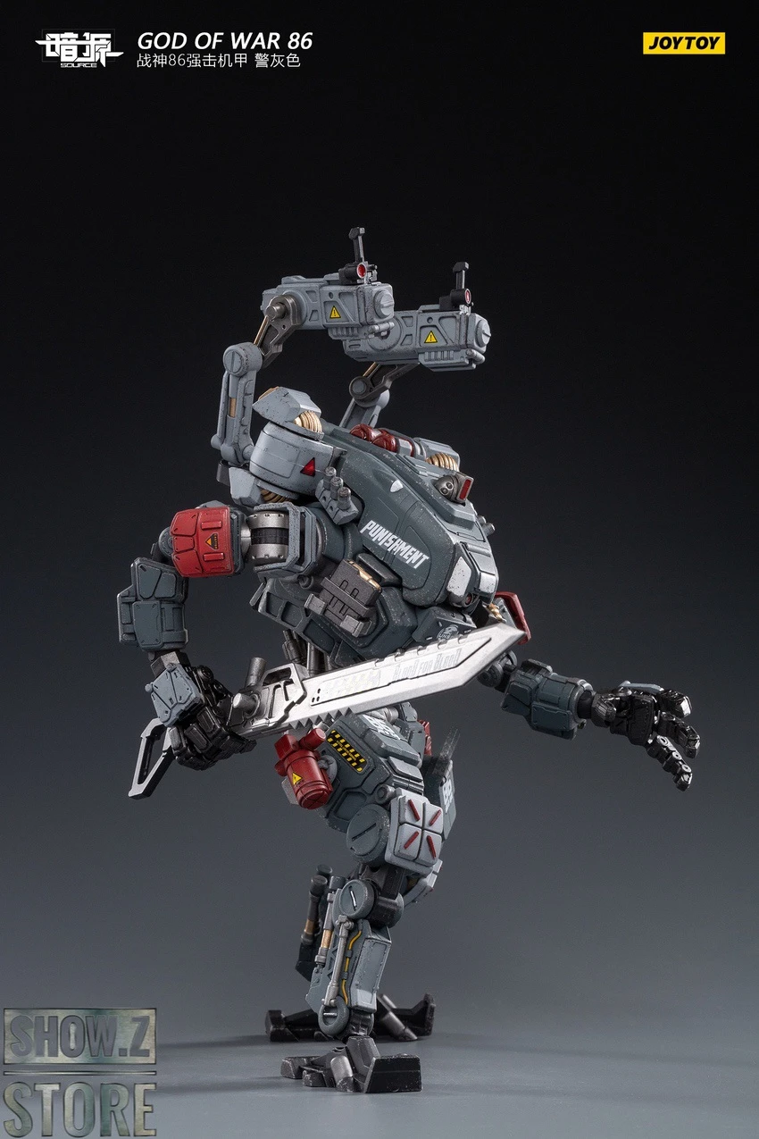 JoyToy Source 1/24 God Of War 86 Mecha W/ Pilot Grey Version 6 JoyToy Source 1/24 God Of War 86 Mecha W/ Pilot Grey Version - Image 4