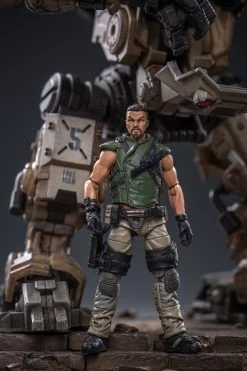 JoyToy Source Acid Rain 1/18 Freeman Machine Armor W/ Pilot Mechas & Soldiers Figure Set Desert Brown Version -model store c3cd2640a3