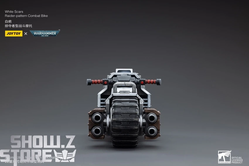 JoyToy Source 1/18 Warhammer 40K White Scars Raider-pattern Combat Bike 7 JoyToy Source 1/18 Warhammer 40K White Scars Raider-pattern Combat Bike - Image 5