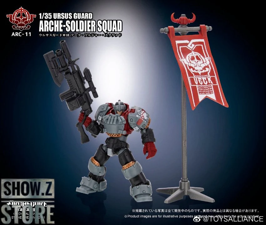 Toys Alliance ARC-11 Ursus Guard Arche-Soldier Squad Set Of 3 7 Toys Alliance ARC-11 Ursus Guard Arche-Soldier Squad Set Of 3 - Image 5