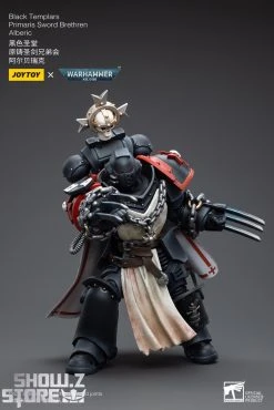 JoyToy Source 1/18 Warhammer 40K Black Templars Primaris Sword Brethren Alberic -model store c73c81e823