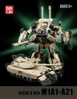 Baicai M1A1-A21 Abrams Brawl Tank Warrior Desert Color -model store c7d81a3a53
