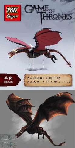 Super 18K MOC Drogon Game Of Thrones 10 Super 18K MOC Drogon Game Of Thrones -model store c7e1b62069