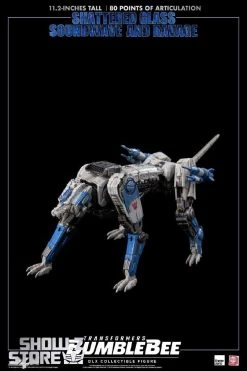 ThreeZero & Hasbro 3Z0160-EX 3Z04121W0 DLX Shattered Glass Soundwave & Ravage W/ LED -model store c7f64b9d32