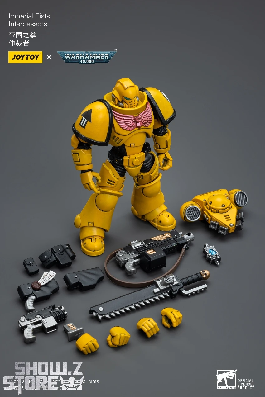 JoyToy Source 1/18 Warhammer 40K Imperial Fists Intercessors 8 JoyToy Source 1/18 Warhammer 40K Imperial Fists Intercessors - Image 6