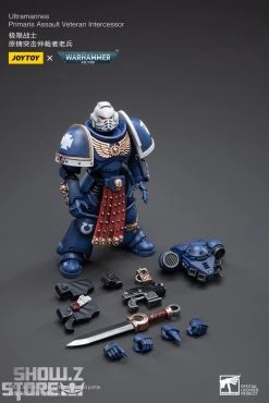 JoyToy Source 1/18 Warhammer 40K Ultramarines Primaris Assault Veteran Intercessor -model store c98c33d8e5