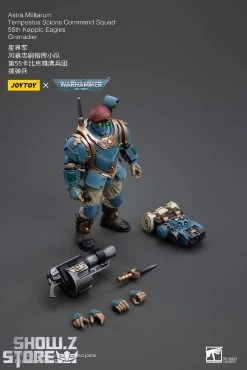 JoyToy Source 1/18 Warhammer 40K Astra Militarum Tempestus Scions Command Squad 55th Kappic Eagles Grenadier -model store ca19e668fa