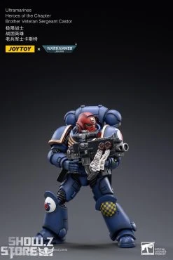 JoyToy Source 1/18 Warhammer 40K Ultramarines Heroes Of The Chapter Brother Veteran Sergeant Castor -model store ca2ac83b8c