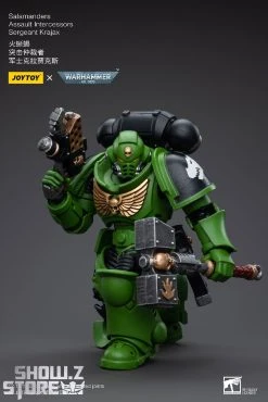 JoyToy Source 1/18 Warhammer 40K Salamanders Assault Intercessors Sergeant Krajax -model store ca8f26be2f