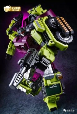 [New In Box] Jinbao Oversized Devastator Scrapper & Mixmaster [Set B] -model store cae3a35fb8 1