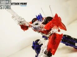 APC Toys APC-001 Attack Prime TFP Optimus Prime Clear Version W/ Black Wheels -model store cbba76503c