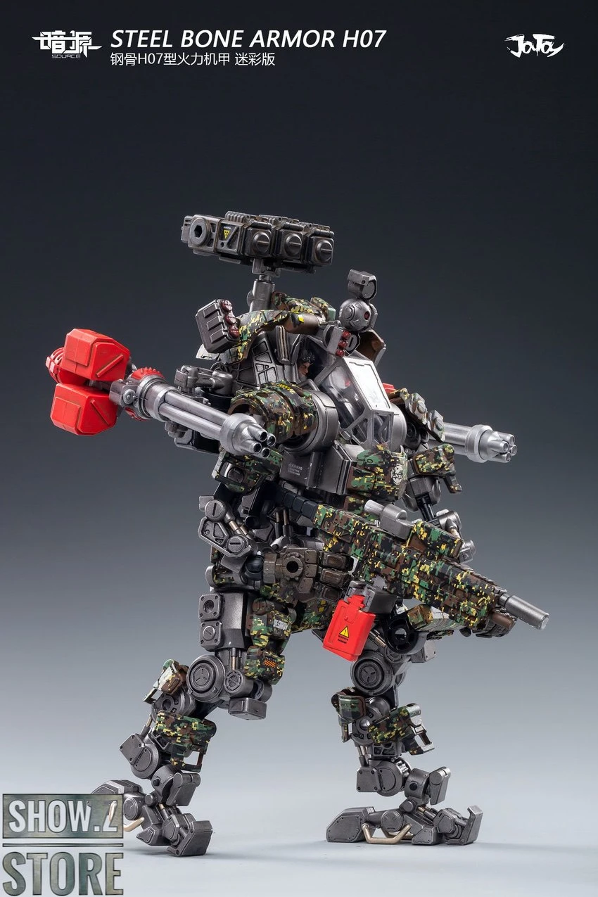 JoyToy Source 1/25 H07 Steel Bone Attack Mecha Jungle Camouflage W/ Pilot 13 JoyToy Source 1/25 H07 Steel Bone Attack Mecha Jungle Camouflage W/ Pilot - Image 11