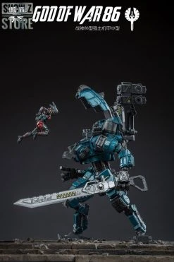 JoyToy Source Acid Rain 1/25 God Of War 86 Medium-Sized Mecha Figure Set Blue Version -model store ccf2f5e9a1