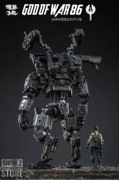 JoyToy Source Acid Rain 1/25 God Of War 86 Medium-Sized Mecha Figure Set Silver Black Version -model store cdc7f64705