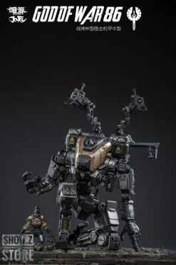 JoyToy Source Acid Rain 1/25 God Of War 86 Medium-Sized Mecha Figure Set Silver Black Version -model store ce566e8799