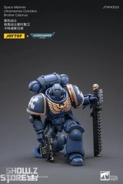 JoyToy Source 1/18 Warhammer 40K Space Marines Ultramarines Outriders Brother Catonus -model store cf0aca160c