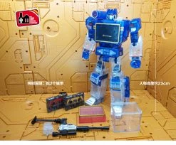 THF Toy House Factory Soundwave MP-13 Clear Version (/w Laserbeak + Buzzsaw) -model store cfaed0f90c